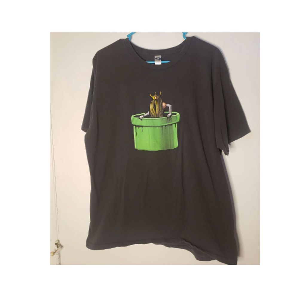 Woot Artis Green Pipe Black T-shirt size Adult XL